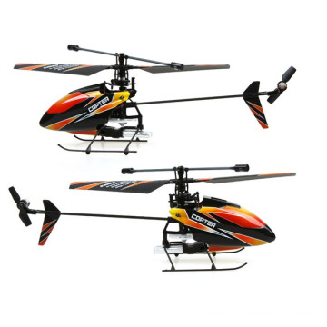 4 Kanal RC Helikopter 2.4G 4CH Single Blade wl Spielzeug Gyro RC MINI Outdoor RC Hubschrauber mit LCD und 2 Akkus v911 ​​Hubschrauber